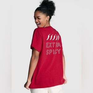 PINK VICTORIA’s SECRET GRAPHIC T-Shirt SIZE SMALL